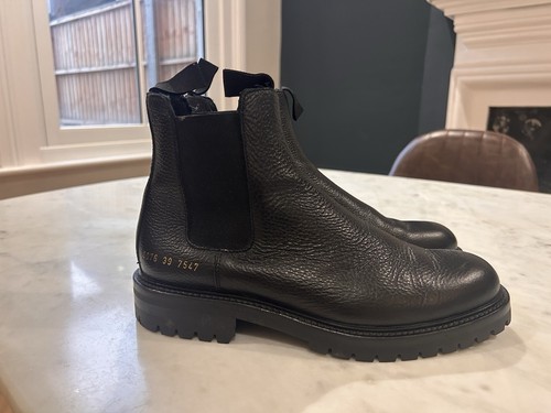 Common projects black - projects, pebbled