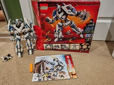LEGO 71738 NINJAGO Legacy Zane’s Titan Mech Battle, Action Figure Ninja Toy