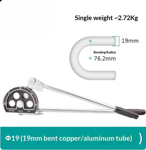 Pipe bender for - for, tubing