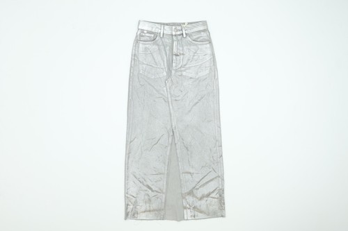 Women maxi skirt silver - m&s,