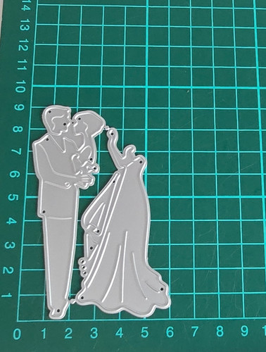 Build bride groom metal - up,