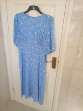 Blue Floral Summer Dress By
