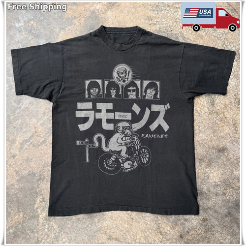 Ramones japan tour graphic - ramones,
