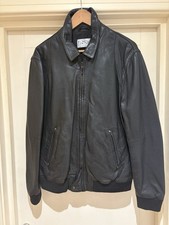 Levis Vintage Mens Leather Bomber Jacket. Large.