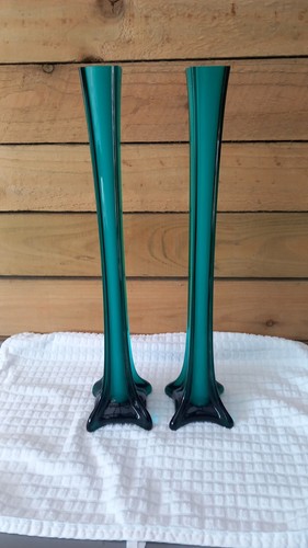 Vintage pair teal - pair, green