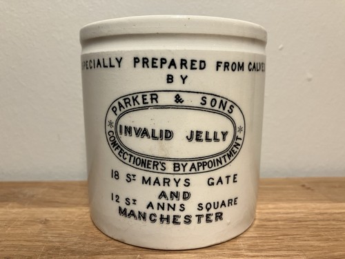 Invalid jelly pot - jelly, parker