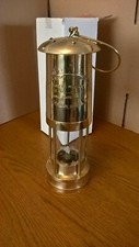 10 inch tall Replica Coalface Safety Miners Lamp ;- Parrafin lamp 
