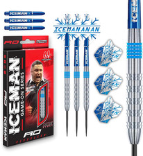 Gerwyn 'Iceman' Price 20g Steel Tip Darts Set - Red Dragon - Professional Kit