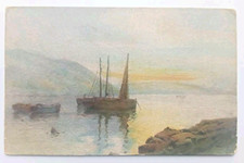 Postcard - Sailing Boats C.W