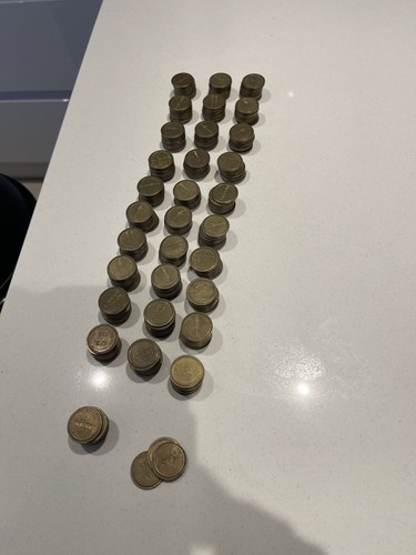 Fruit machine tokens 20p size - 20p,