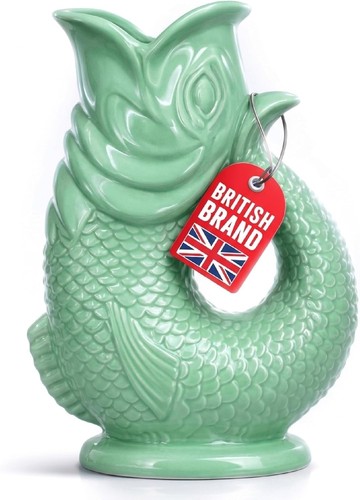 Glug jug fish shaped - glug, fish-shaped