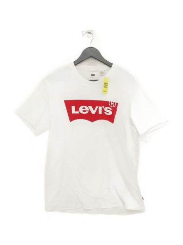 Levi men shirt l white - men's,