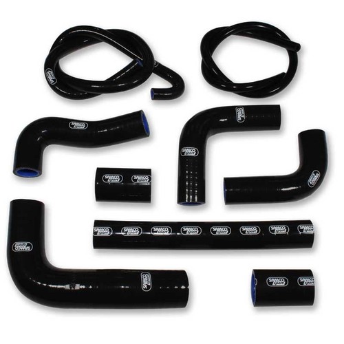 Black samco silicon rad hoses - samco,