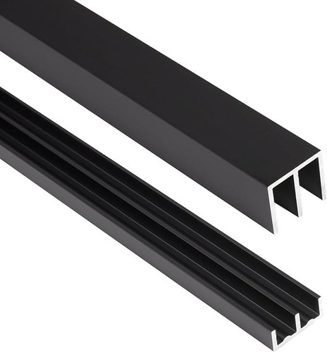 Aluminum sliding door - aluminum, track