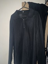 Men's Black 2-Piece Sweatshirt and Jogger Set Size M Brand New