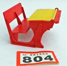 Vintage hard plastic school desk possibly Kleeware1/16 scale 804