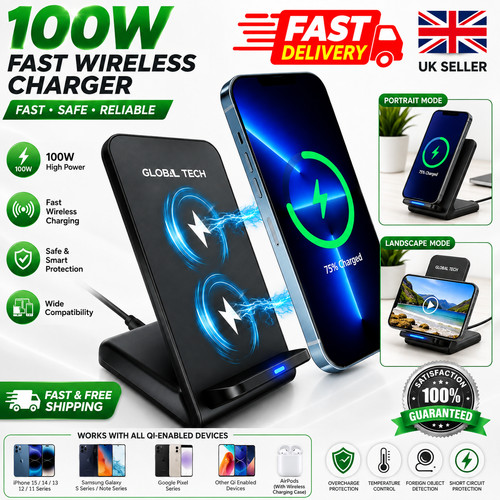 100w fast wireless charger - fast,