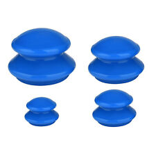 4 Pcs Silicone Cupping Cups Set Massage Vacuum Therapy Rubber Cup Body Massage