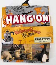 Mens Wallace & Gromit Men’s 2 Piece Pyjama Set