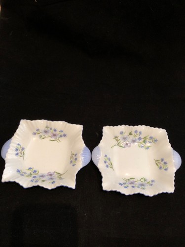 Pair vintage shelley - pair, fine