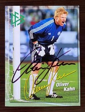 2004 Oliver Kahn Signed Bravo Sport Card Germany Auto 6x4 Bayern Munich