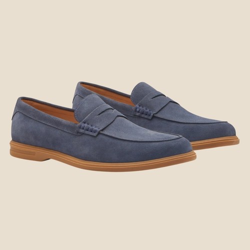 Peter millar avio blue suede - avio,