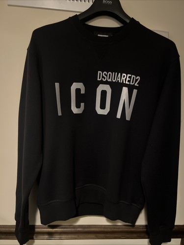 Dsquared icon black - dsquared, sweatshirt