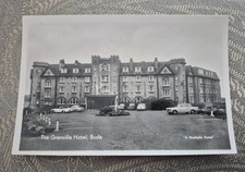 VINTAGE  POSTCARD  THE GRENVILLE HOTEL BUDE CORNWALL