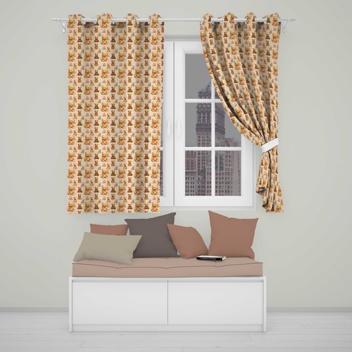 Blackout eyelet curtains cute - eyelet,
