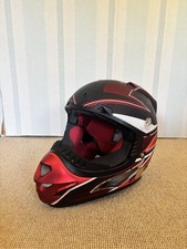 Kid/Teen Red Motorcross Helmet (missing Visor)