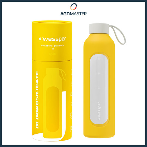 Water bottle glass wessper - bottle,