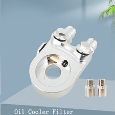 10AN Oil Cooler Sandwich Plate Filter Adapter Thermostat 69mm O-ring Design