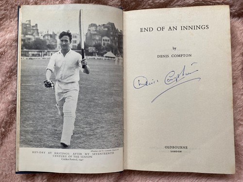 Signed end innings - signed, an