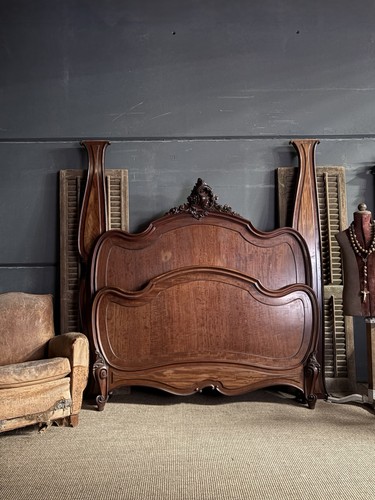 Antique french bed - bed, /