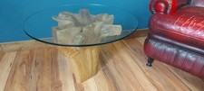 Teak Root Side Table