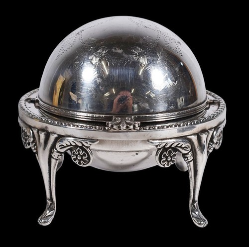 Vintage silver plated floral - vintage,