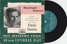 FRANK SINATRA,Moonlight Sinatra.Elusive UK EP HMV 8128.Combine Postage