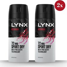 Lynx Recharge Sport Dry Anti Sweat Antiperspirant, 72Hrs Lasting Men Body Spray