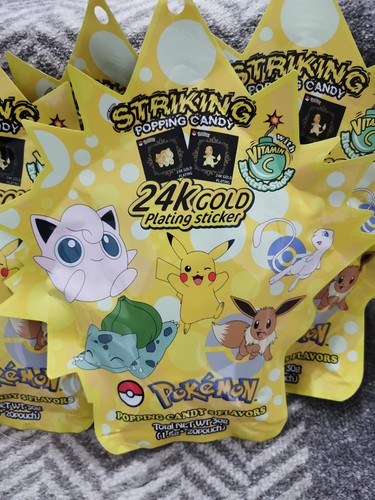 Pokemon striking popping candy