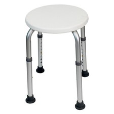 Bath Stool Shower Seat Chair Non-Slip Adjustable Round Disability Medical Aid