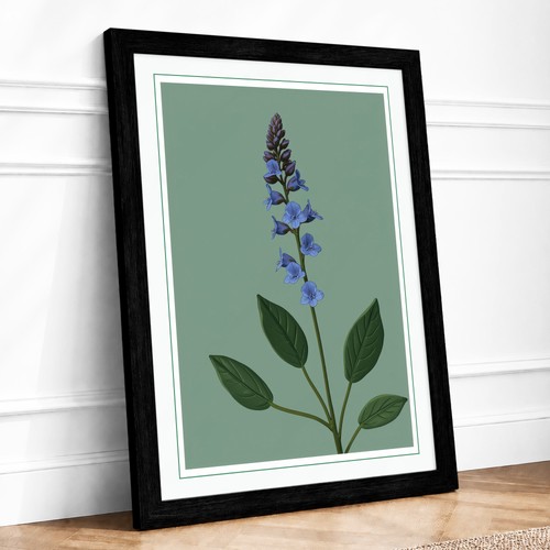 Purple flower spike botanical - spike,