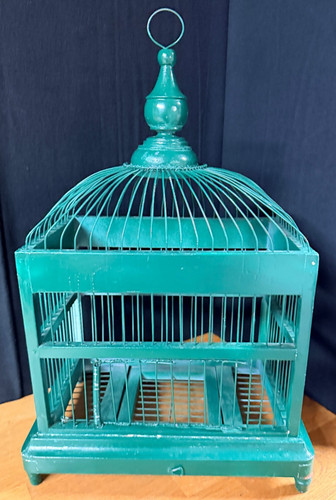 Vintage bird cage - vintage,