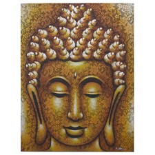 Buddha Painting - Gold Brocade