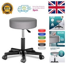 Elegant Grey Rolling Stool -