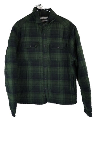Green padded flannel - tu,