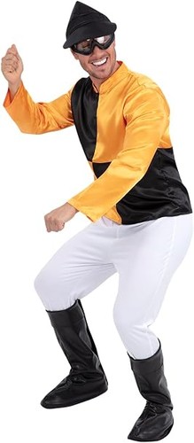 Mens jockey costume - costume, horse