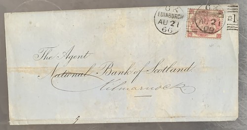 Postal history 1866 - postal,