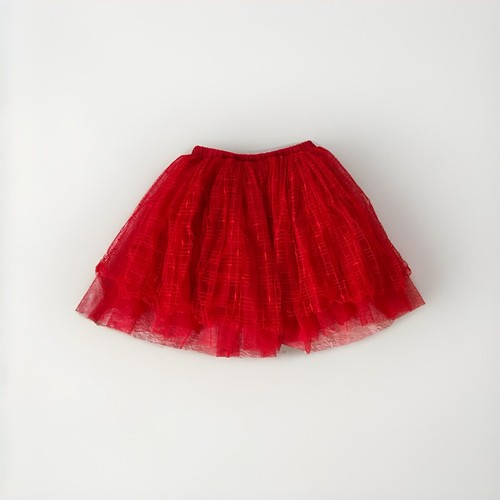 Soft plaid tulle tutu - soft,