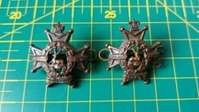 Notts And Derby Bronze Officers Coller Badges