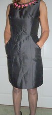 Black Dress 50%wool 50% silk